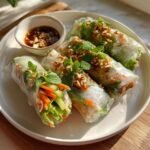 vegetarian spring rolls rice paper recipe