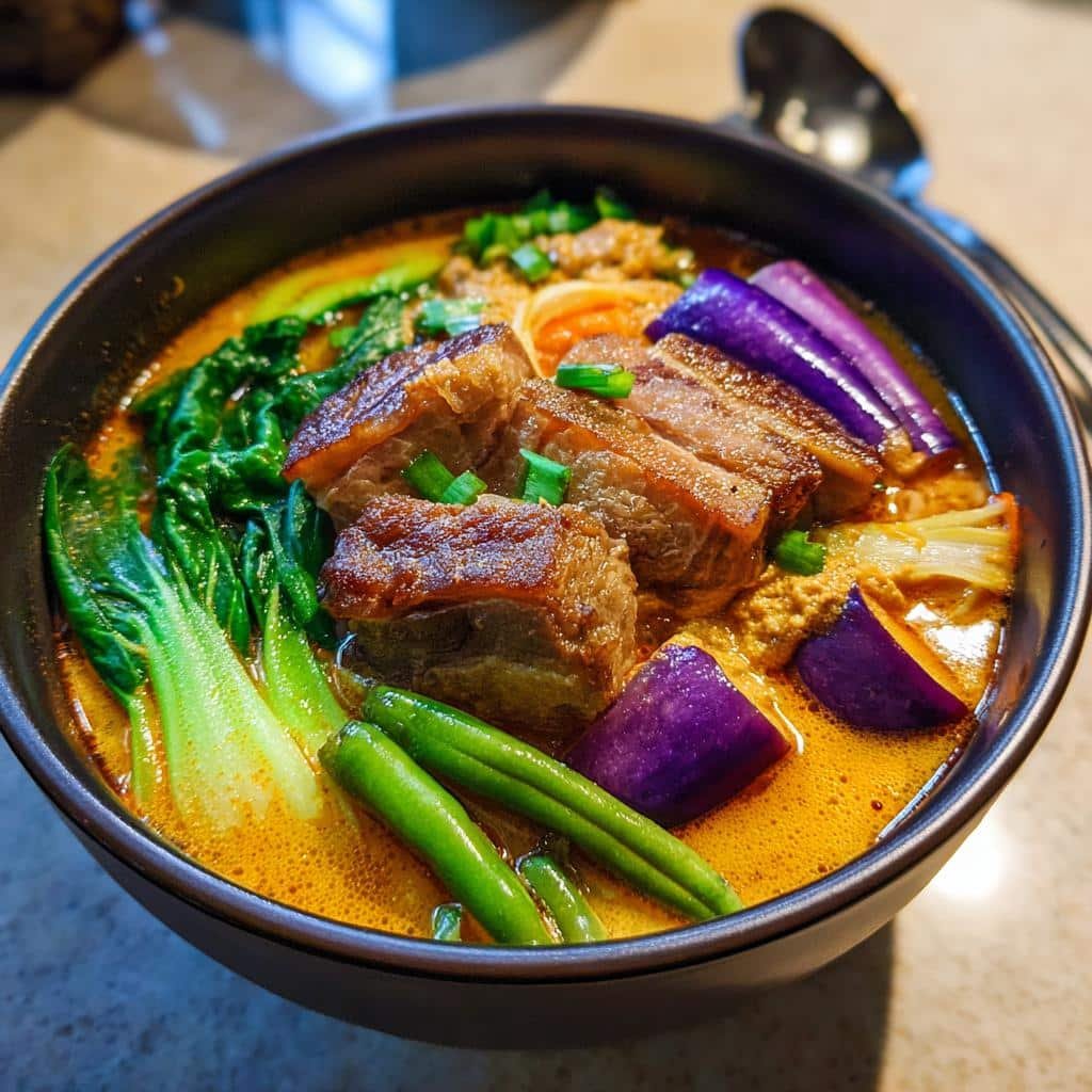 baka sinigang na may kare kare recipe - detail 1