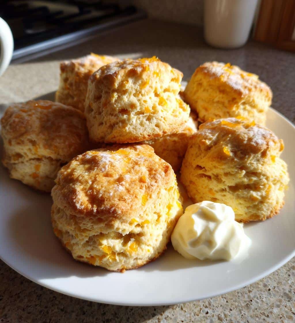 mothers day tea orange scones - detail 1