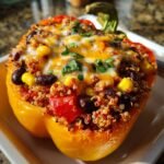 Air Fryer Stuffed Bell Peppers