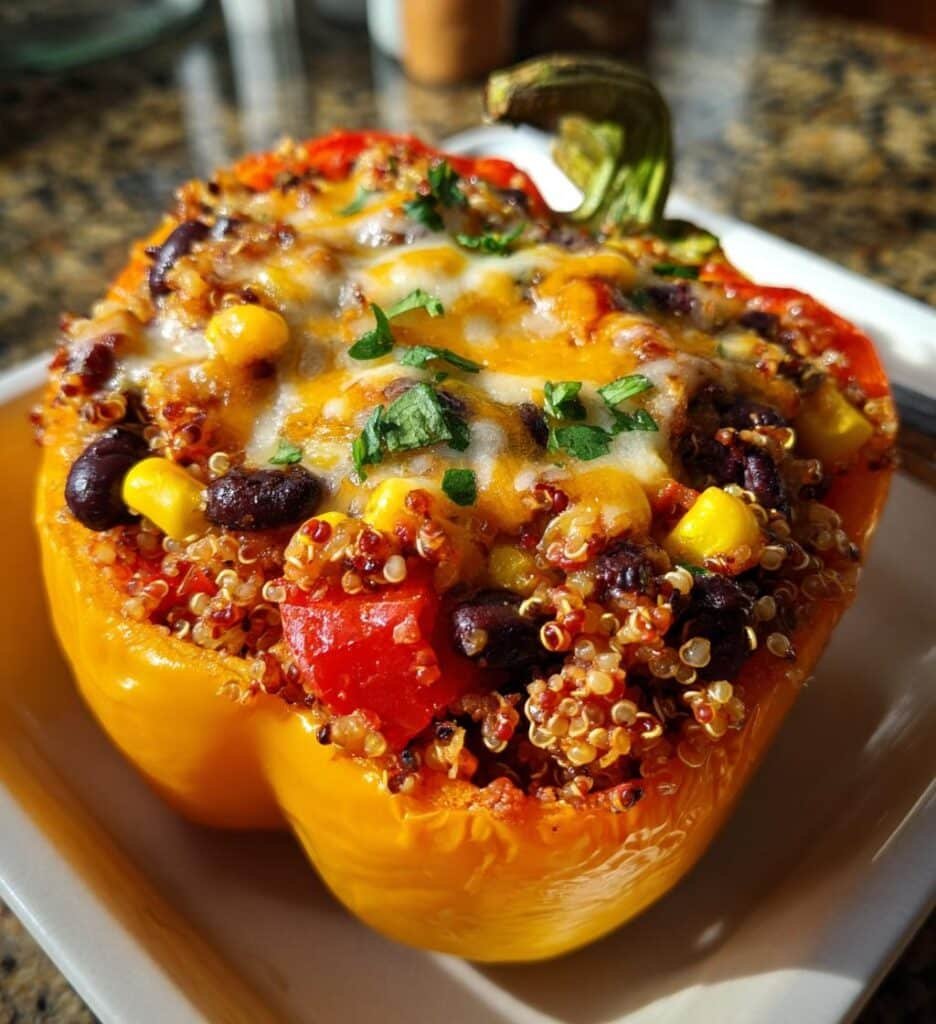 Air Fryer Stuffed Bell Peppers